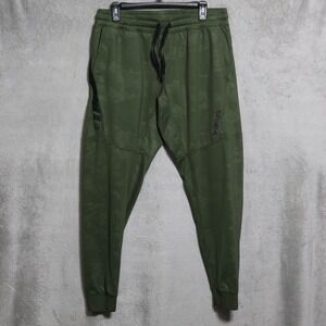 Virus IconX Pants Mens XL Green Camo Joggers Athletic Zip Pocket Training